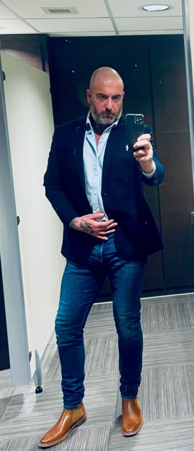 An image in Martin's male escort portfolio