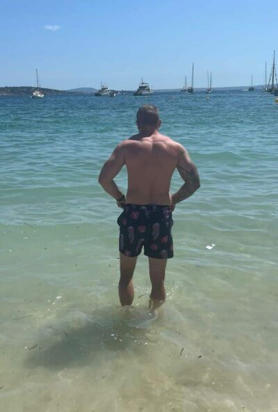 An image in Alex's male escort portfolio