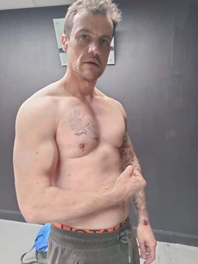 An image in Sebastian's male escort portfolio