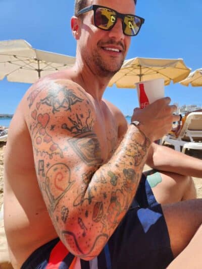 An image in Sebastian's male escort portfolio