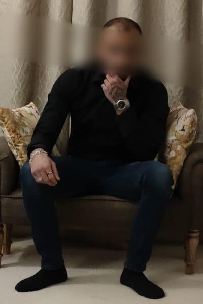 An image in Haroon's male escort portfolio